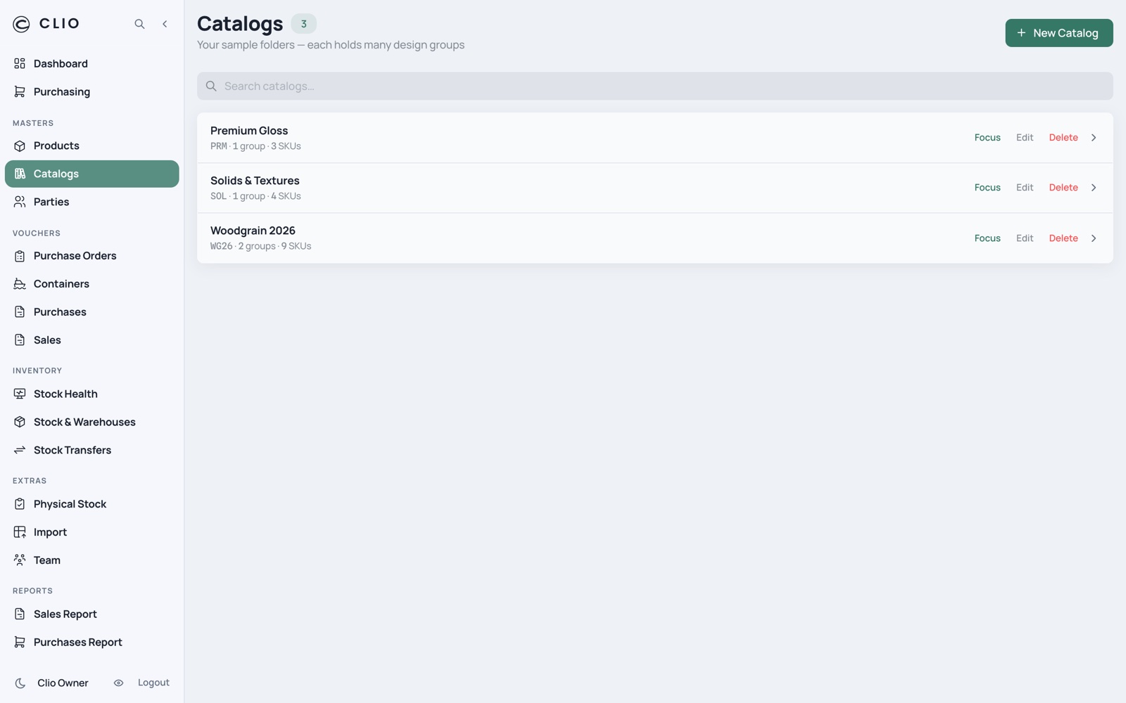 Catalogs — desktop, light
